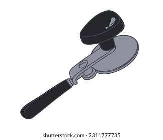 key for seaming cans, vector illustration