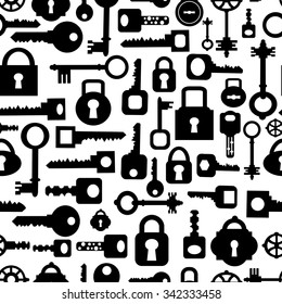 Key seamless retro vintage