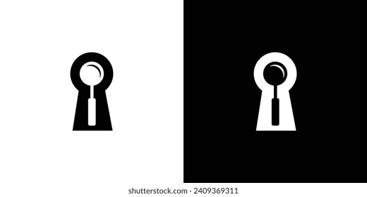 El diseño del logotipo de Key to Search es único y moderno