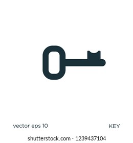 key secure locked icon security symbol logo template