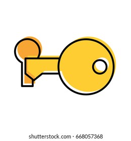 key security isolated icon
