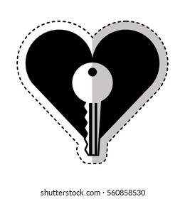 key security isolated icon vector illustration design
