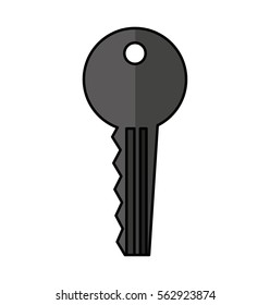 key security isolated icon vector illustration design