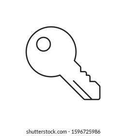 key, security, password vector icon.