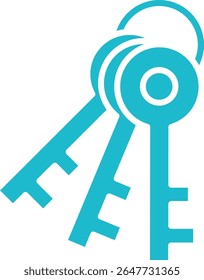 Key Set vector icon. Can be used for printing, mobile and web applications.