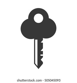 key shape security isolated icon vector illustration design