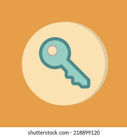 key sign icon