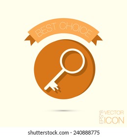 key sign icon