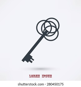 key sign icon