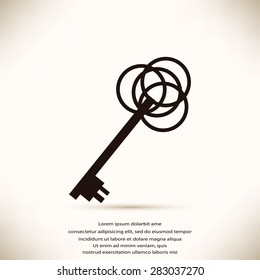 key sign icon