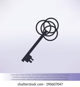 key sign icon