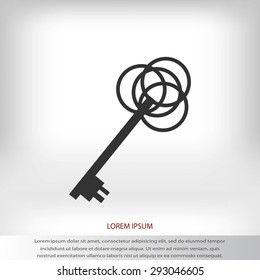 key sign icon