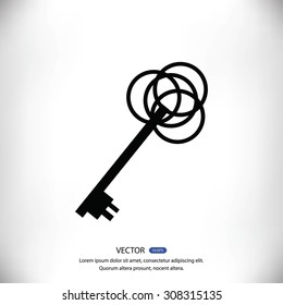 key sign icon