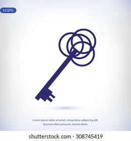 key sign icon