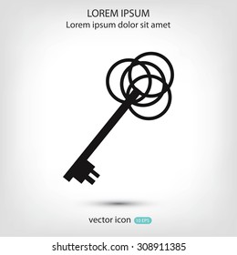 key sign icon