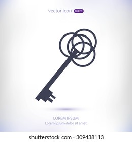 key sign icon