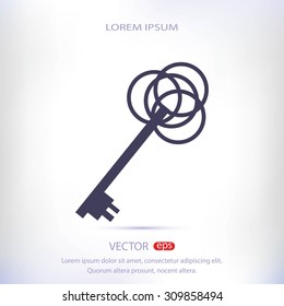 key sign icon