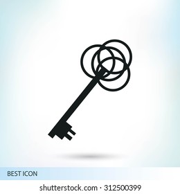 key sign icon