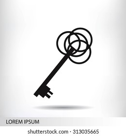 key sign icon