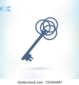key sign icon
