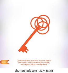 key sign icon