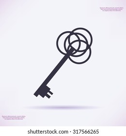 key sign icon