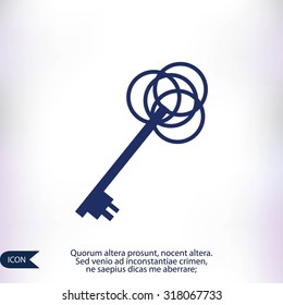 key sign icon