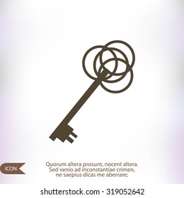key sign icon