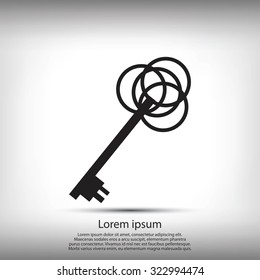 key sign icon
