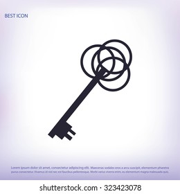 key sign icon