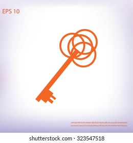 key sign icon