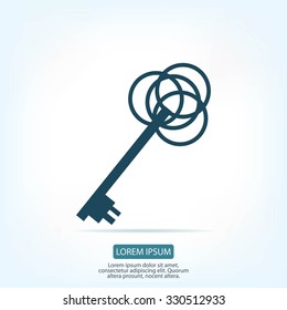 key sign icon