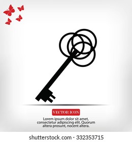 key sign icon