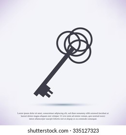 key sign icon