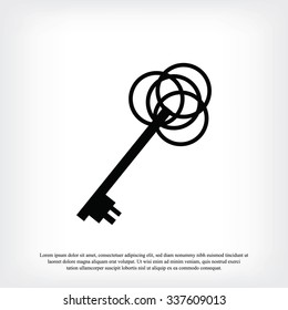 key sign icon