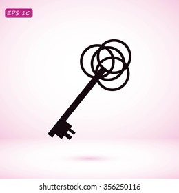key sign icon