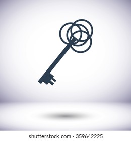 key sign icon