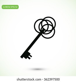 key sign icon