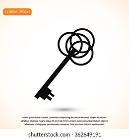 key sign icon
