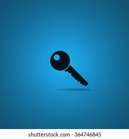 Key sign icon. 