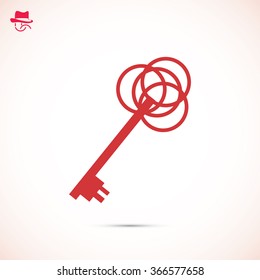 key sign icon