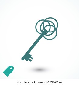 key sign icon