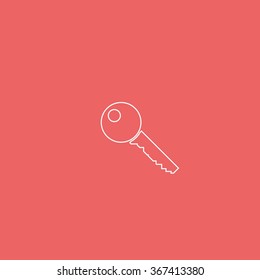 Key sign icon. 