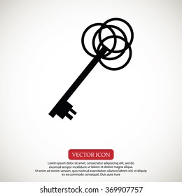 key sign icon