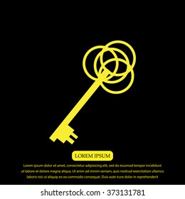 key sign icon