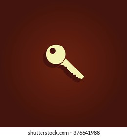 Key sign icon. 