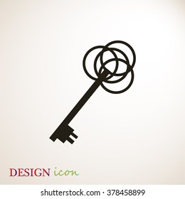 key sign icon