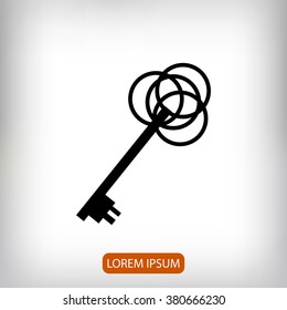 key sign icon