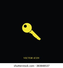 Key sign icon. 