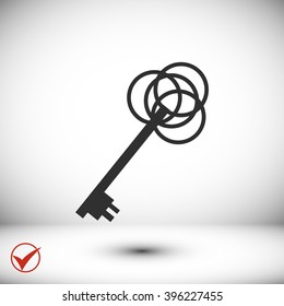 key sign icon